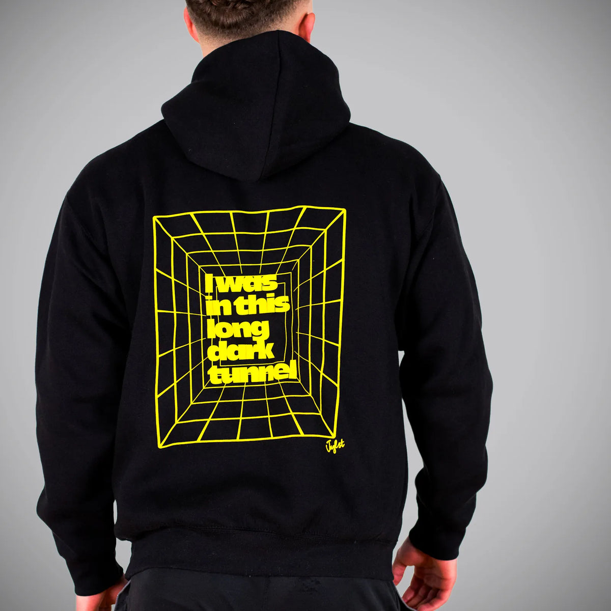 Black Long Dark Tunnel Hoody