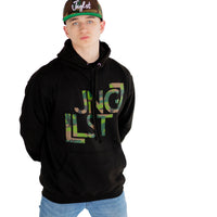 JNGLST Camo hoody black