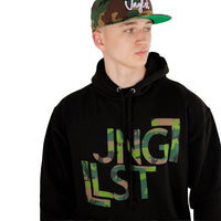 JNGLST Camo hoody worn by Junglist DnB