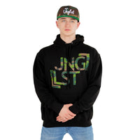JNGLST Camo On Black Hoodie