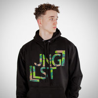 JNGLST Camo On Black Hoodie