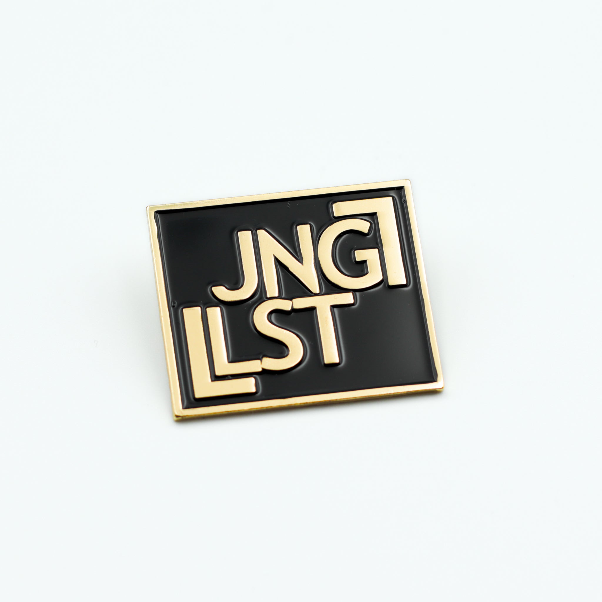 Junglist Enamel Gold Coloured Pin