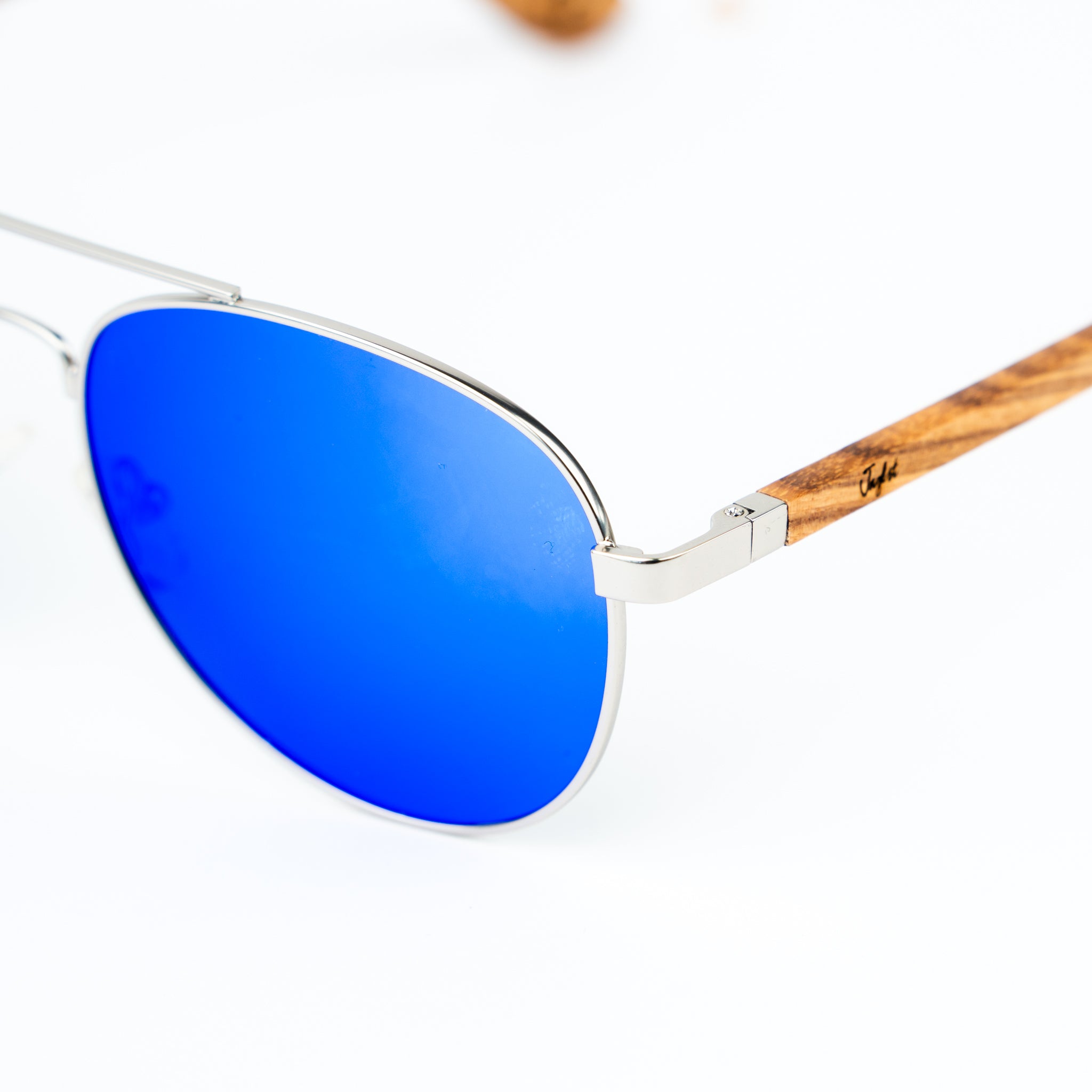 Lion Sunglasses with Blue Lenses