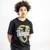 Junglist Black T-Shirt with Army print