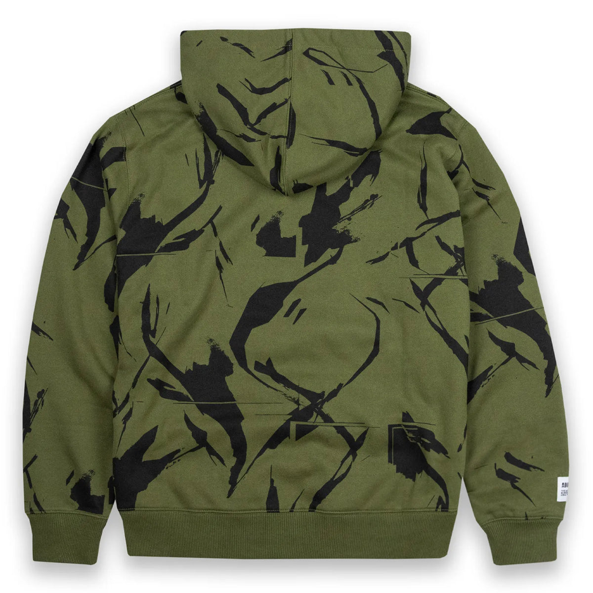 Addict Camo Olive Hoody Pullover