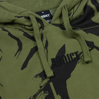Addict Camo Olive Hoody Hood