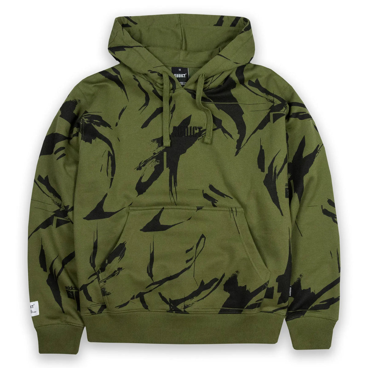Addict Camo Olive Hoody