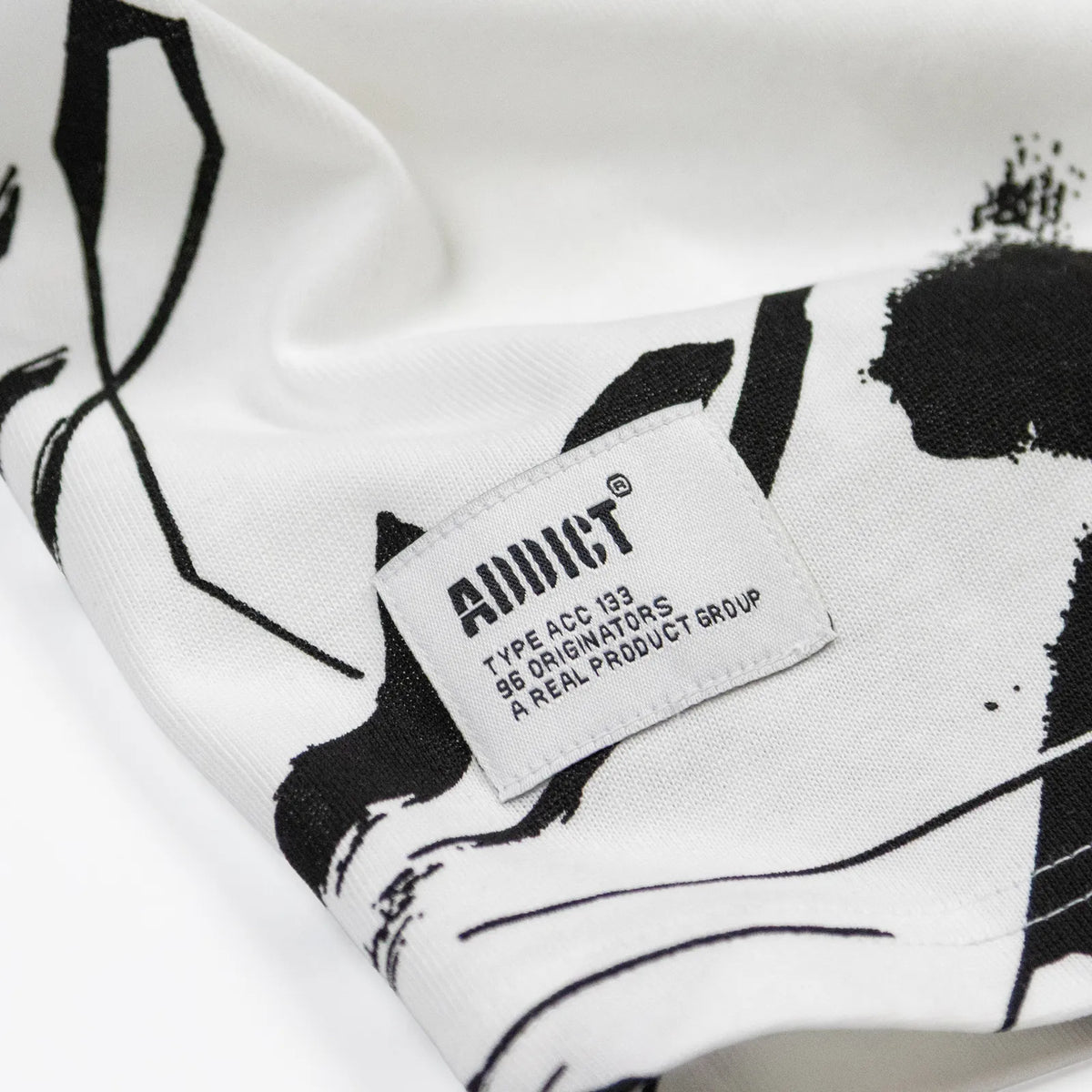 Addict White Camo Label