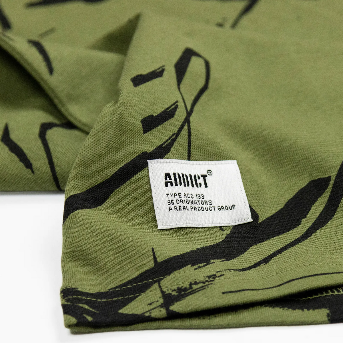 Addict Clothing T-Shirt label