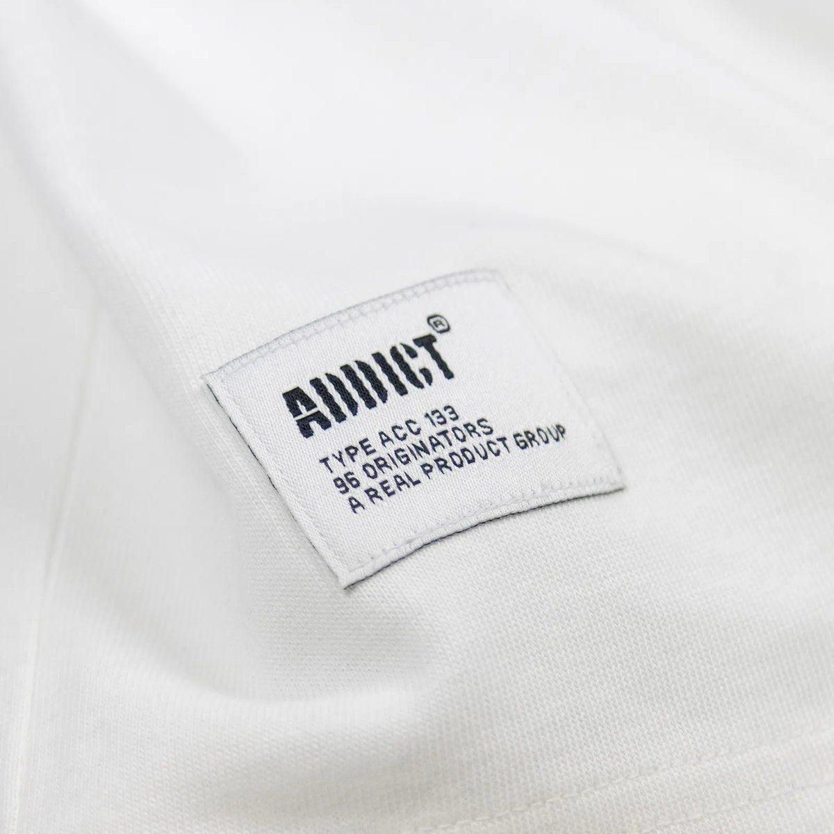 Addict Clothing Stencil Tee detail