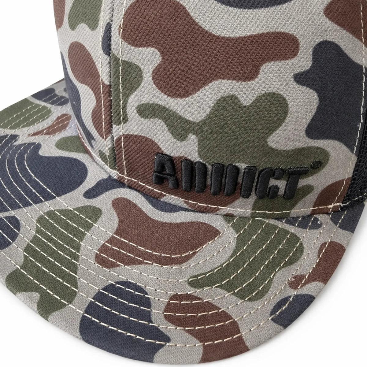 Addict Mother Trucker Duck Camo Cap Trucker