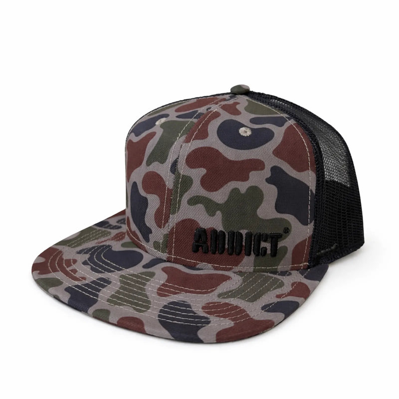 Addict Mother Trucker Duck Camo Cap