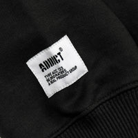 Addict Stencil Pullover Hoody Black  Label