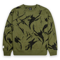 Addict Sweatshirt Camo Olive