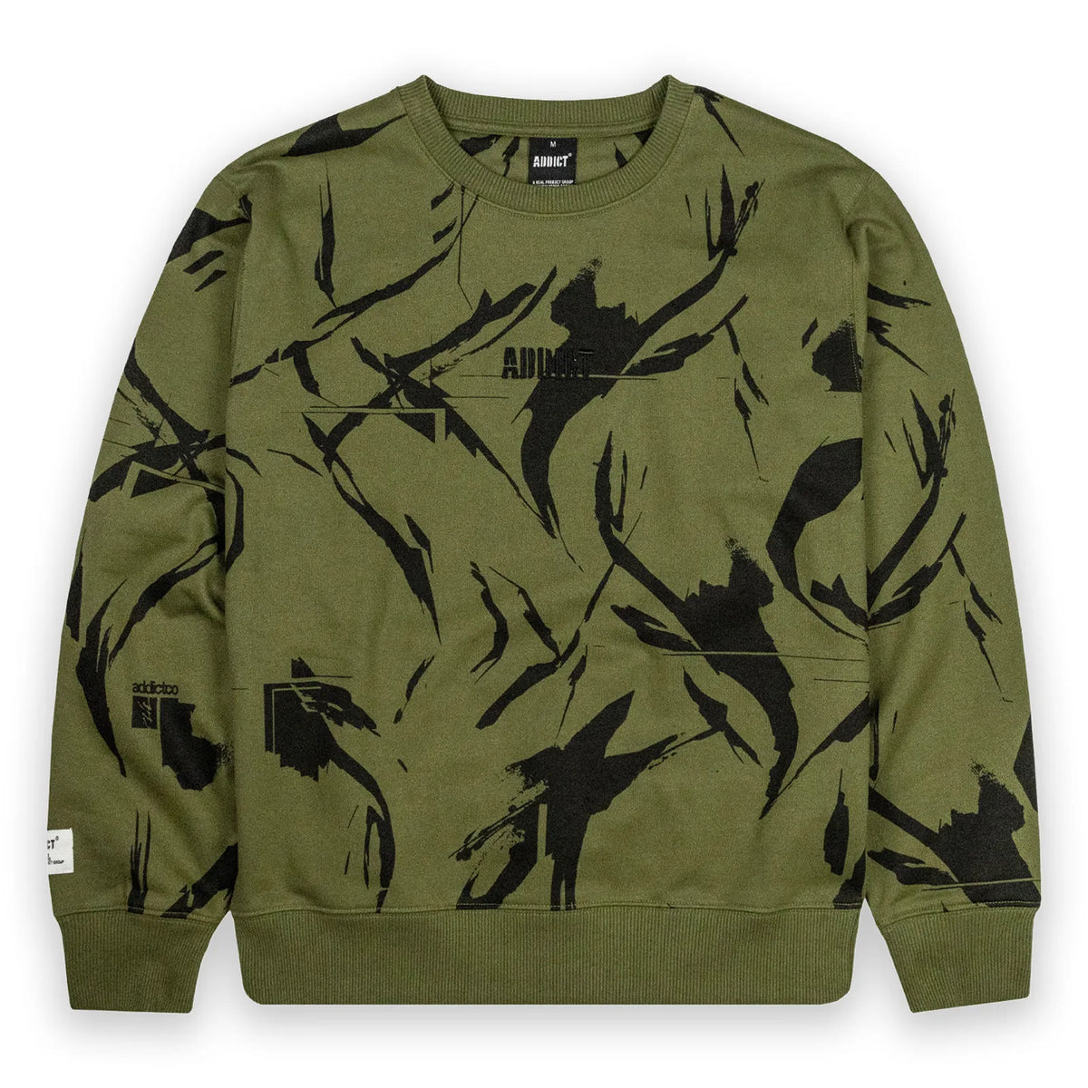 Addict Sweatshirt Camo Olive