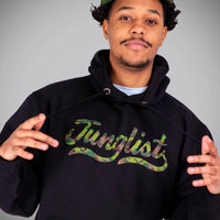 Black Camo Junglist Script Remix Hoody