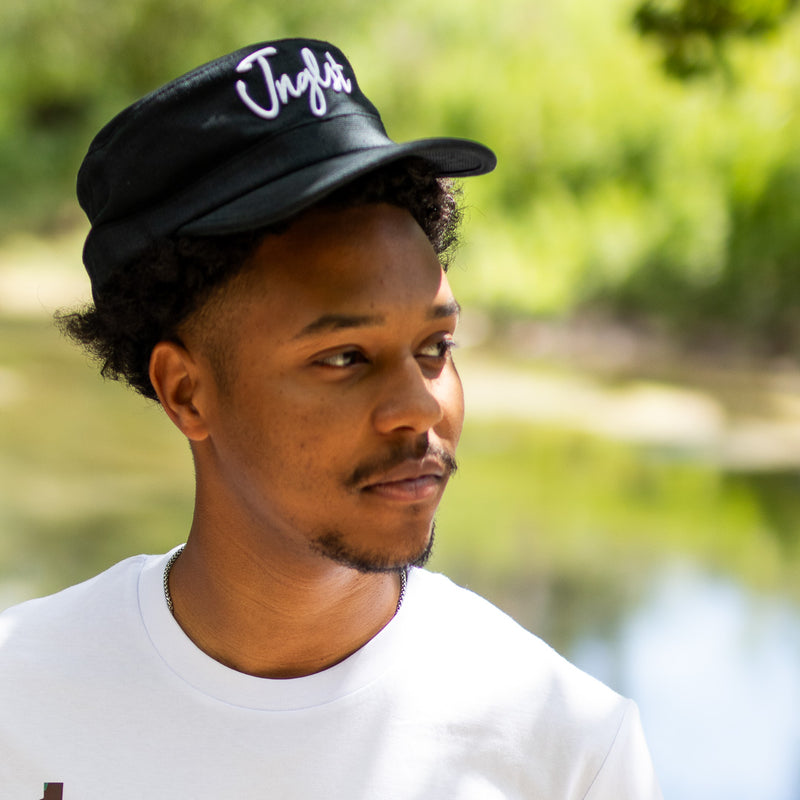 Black Junglist Revolutionary Hemp Cap