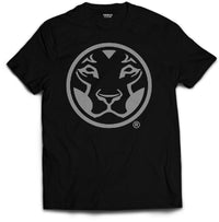 Yardrock Old School Jungle Lion T Shirt in Black