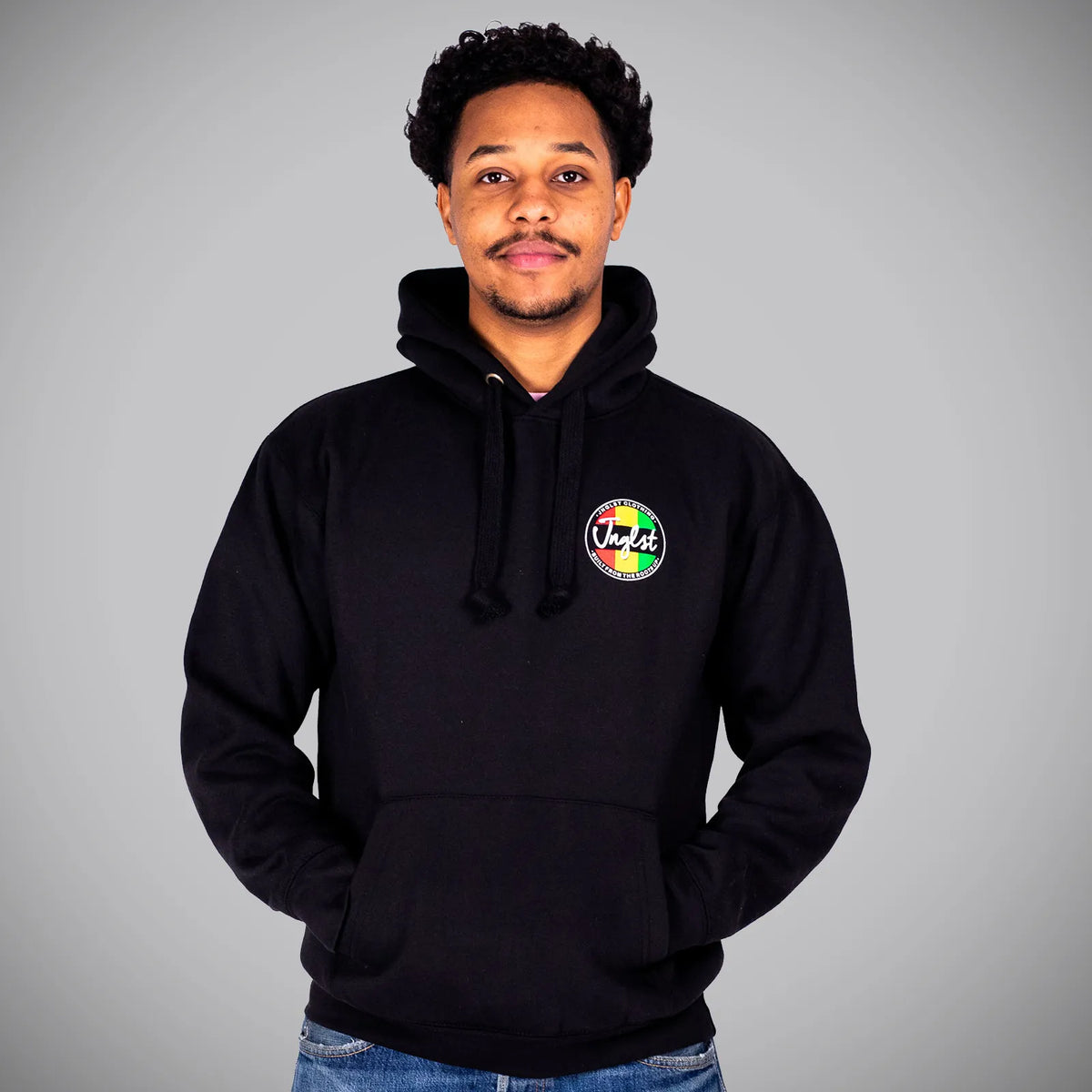 Black Junglist Roots Up Hoody