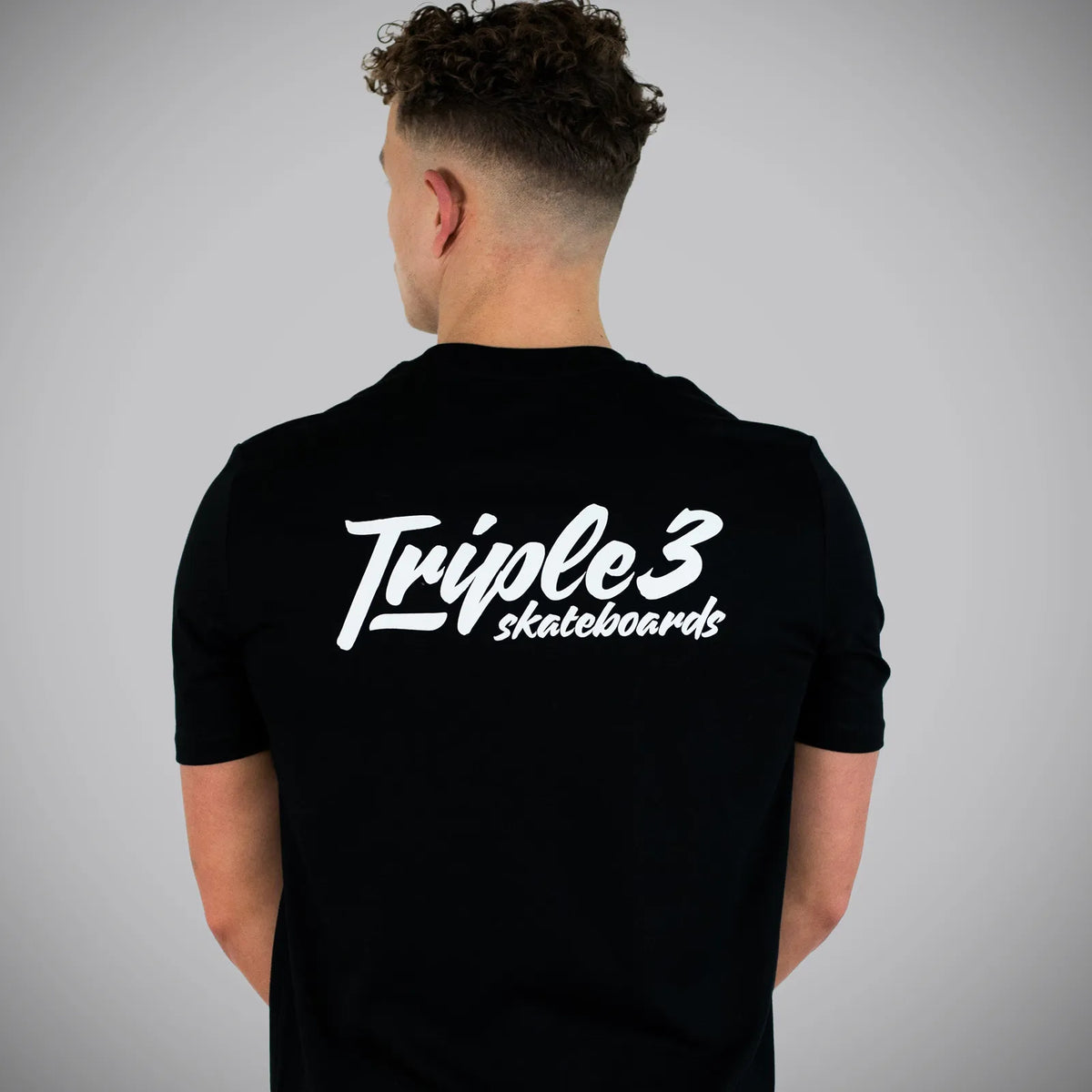 Triple 3 Skateboards 333 Boxed Black T-Shirt