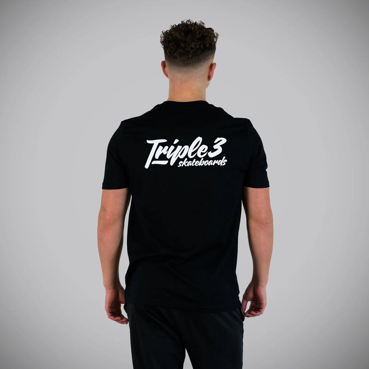 Triple 3 Skateboards 333 Boxed Black T-Shirt