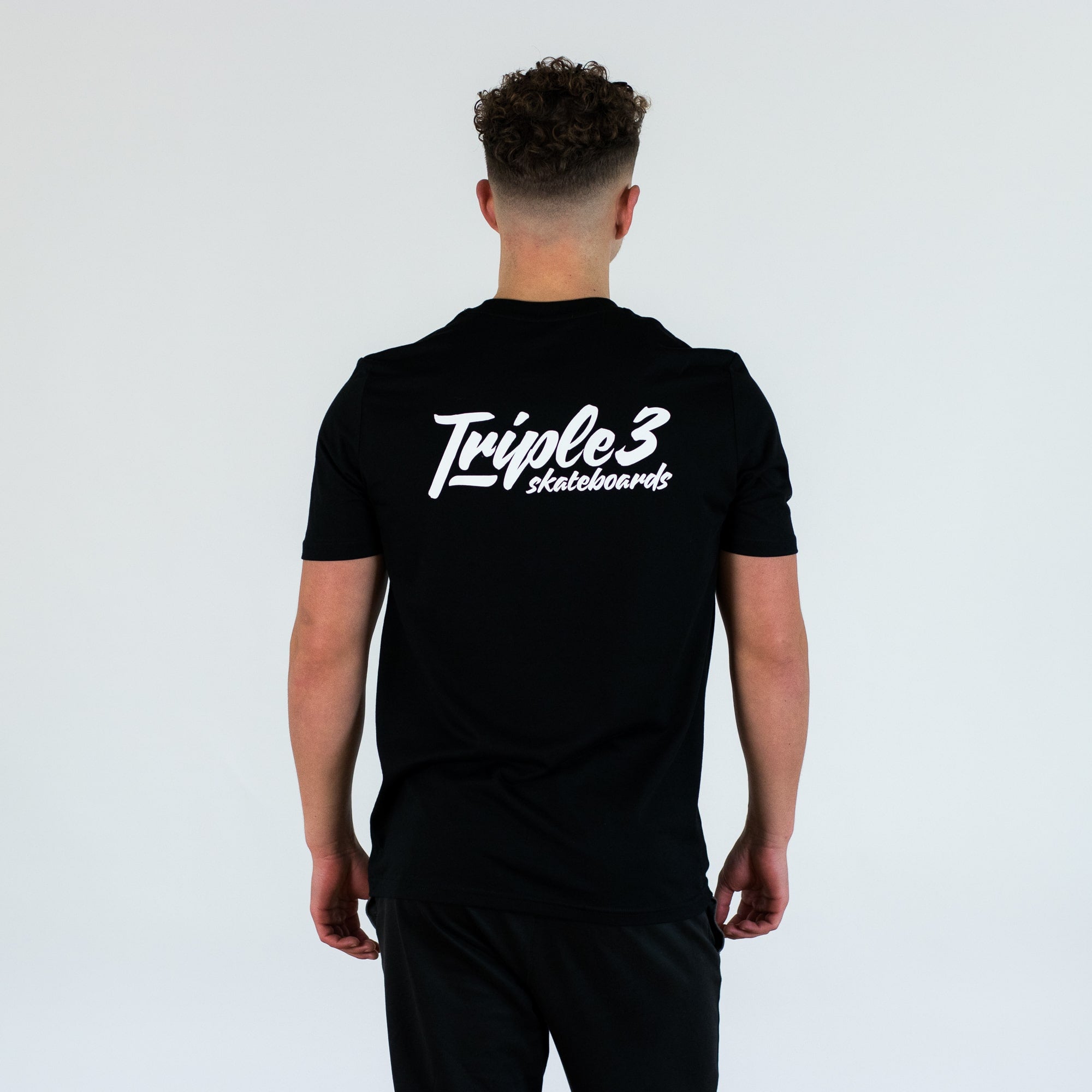 Triple 3 Skateboards 333 Boxed Black T-Shirt