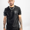 black yardrock t shirt front print