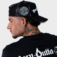 Born Outta Fire Trucker Cap - Black