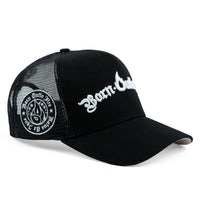 Born Outta Fire Trucker Cap - Black