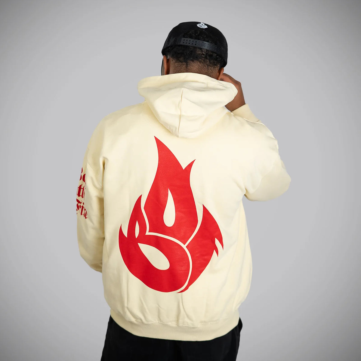 Butter Born Outta Fire Crimson Flame Hoody