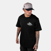 Born Outta Fire Flame Emblem T-Shirt - Black