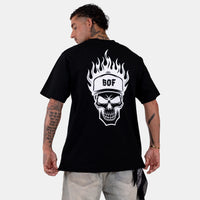 Born Outta Fire BOF Skull T-Shirt - Black
