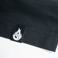 Born Outta Fire Flame Emblem T-Shirt - Black