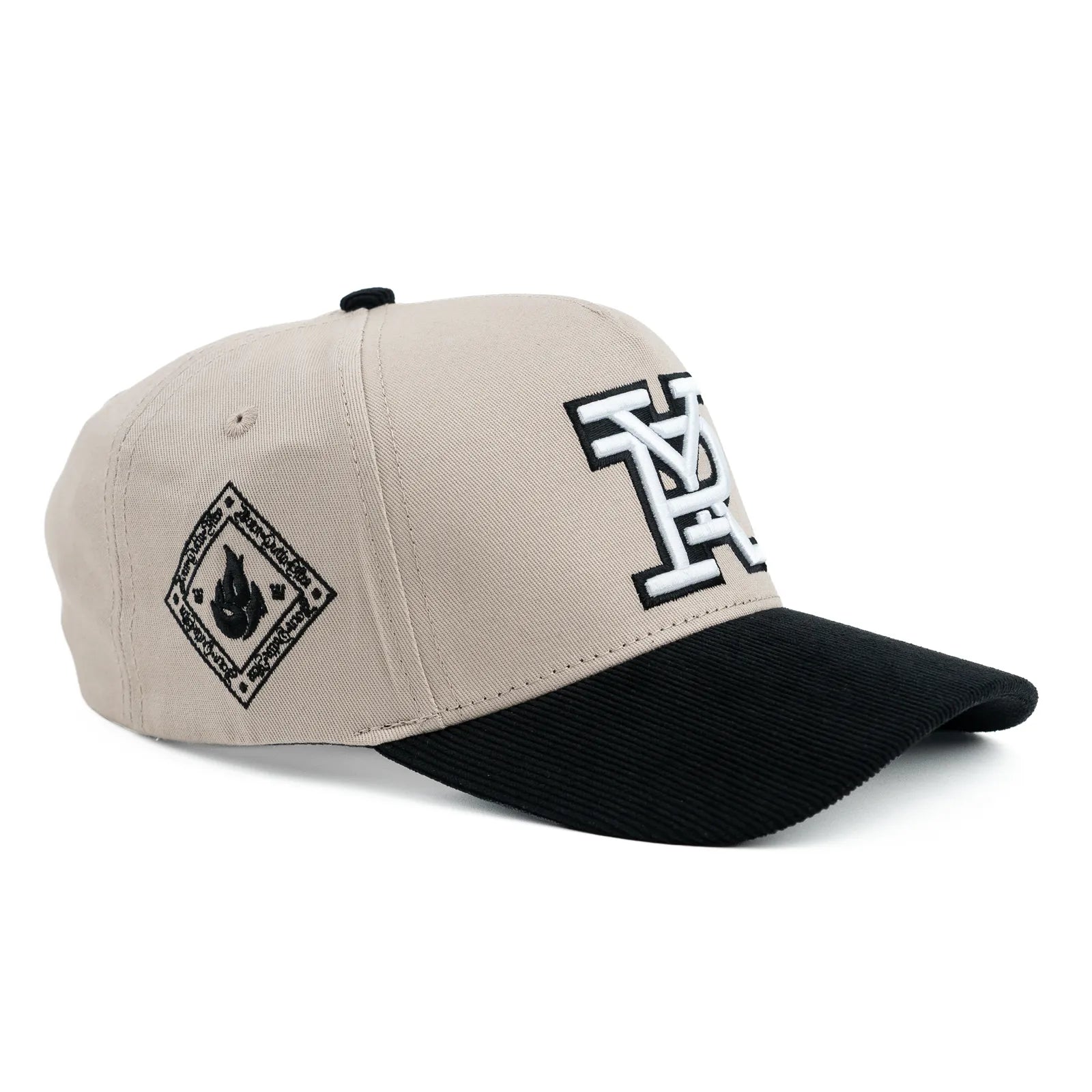 Yardrock x Born Outta Fire 5-Panel Cap - Beige