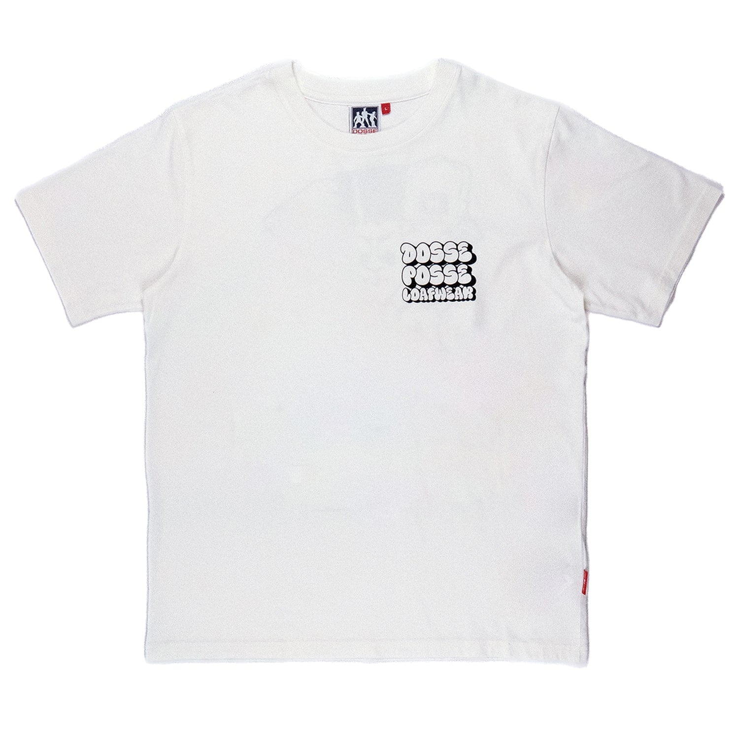 White Bubble Head T Shirt Dosse Posse