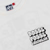 Dosse Posse White Bubble Head T Shirt Front