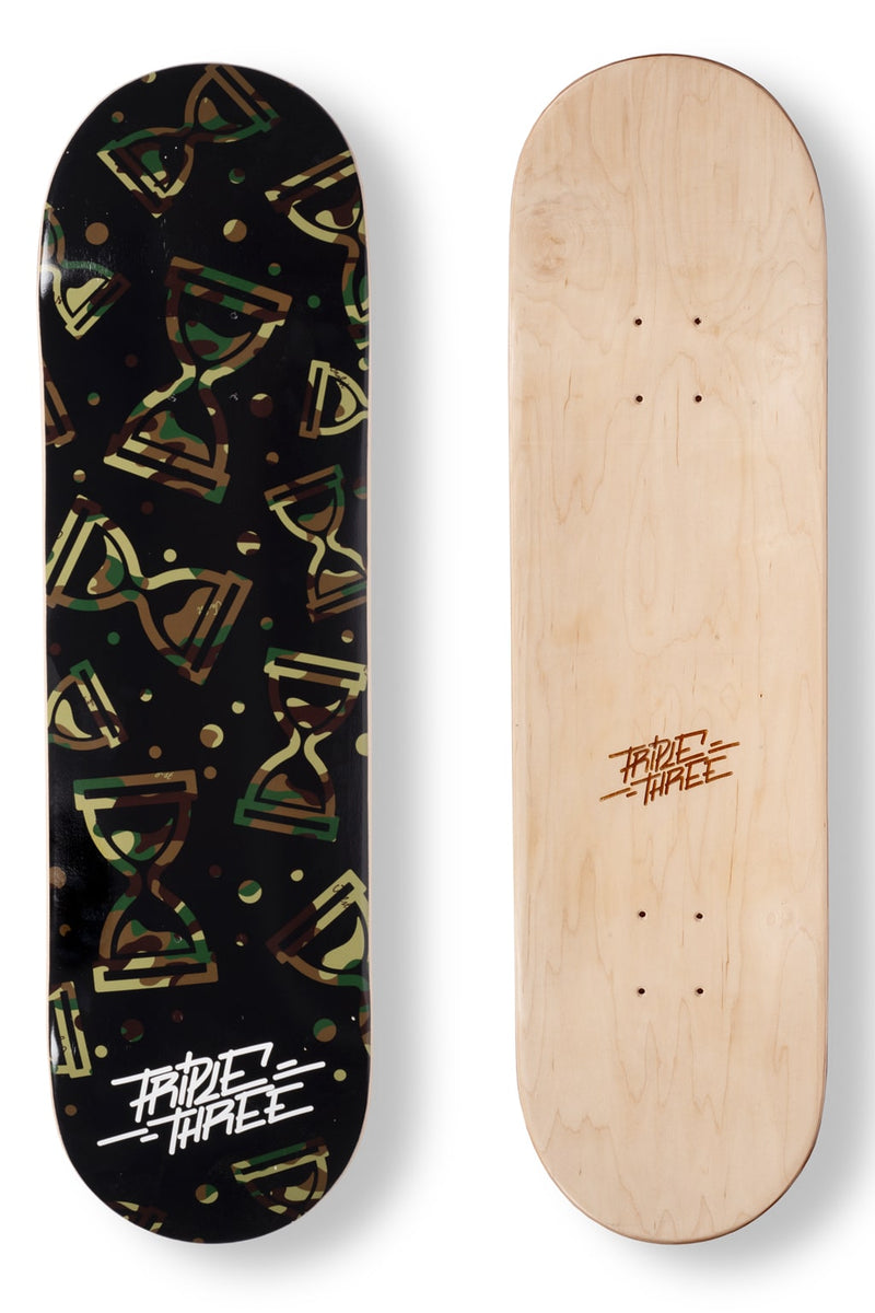 Triple 3 Junglist Network Camo Collab Skate Deck