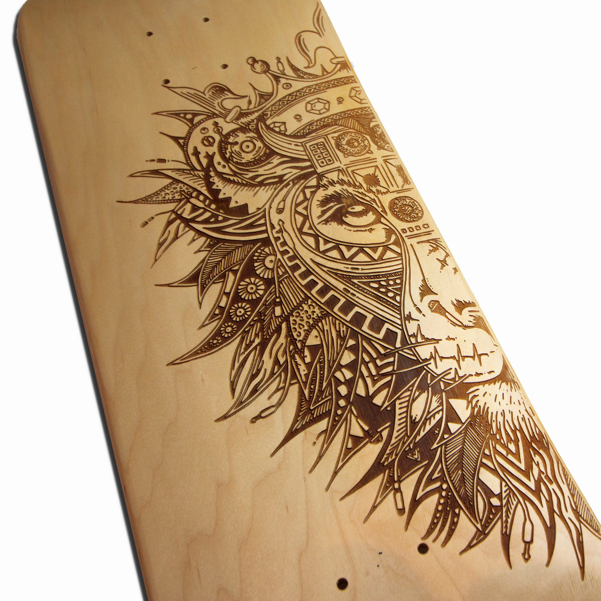 Wooden Yardrock ROAR Skate Deck