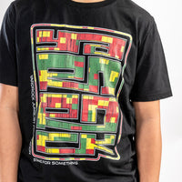 Block rock junglist streetwear tee shirt