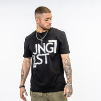 Cream Junglist Camo Pattern Black T Shirt
