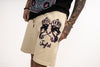 Cream Junglist Sweat Shorts Cotton