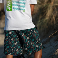 Jnglst Cotton Shorts - Dark Green Camo