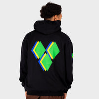 Vincey Diamonds Black Yardrock Clothing Hoody