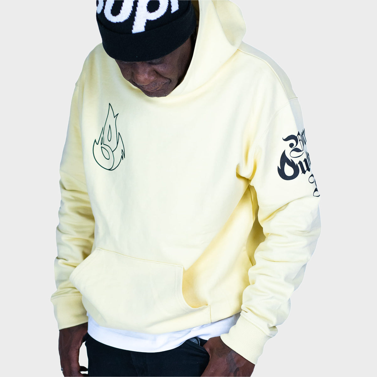 Butter Born Outta Fire Flame Hoody
