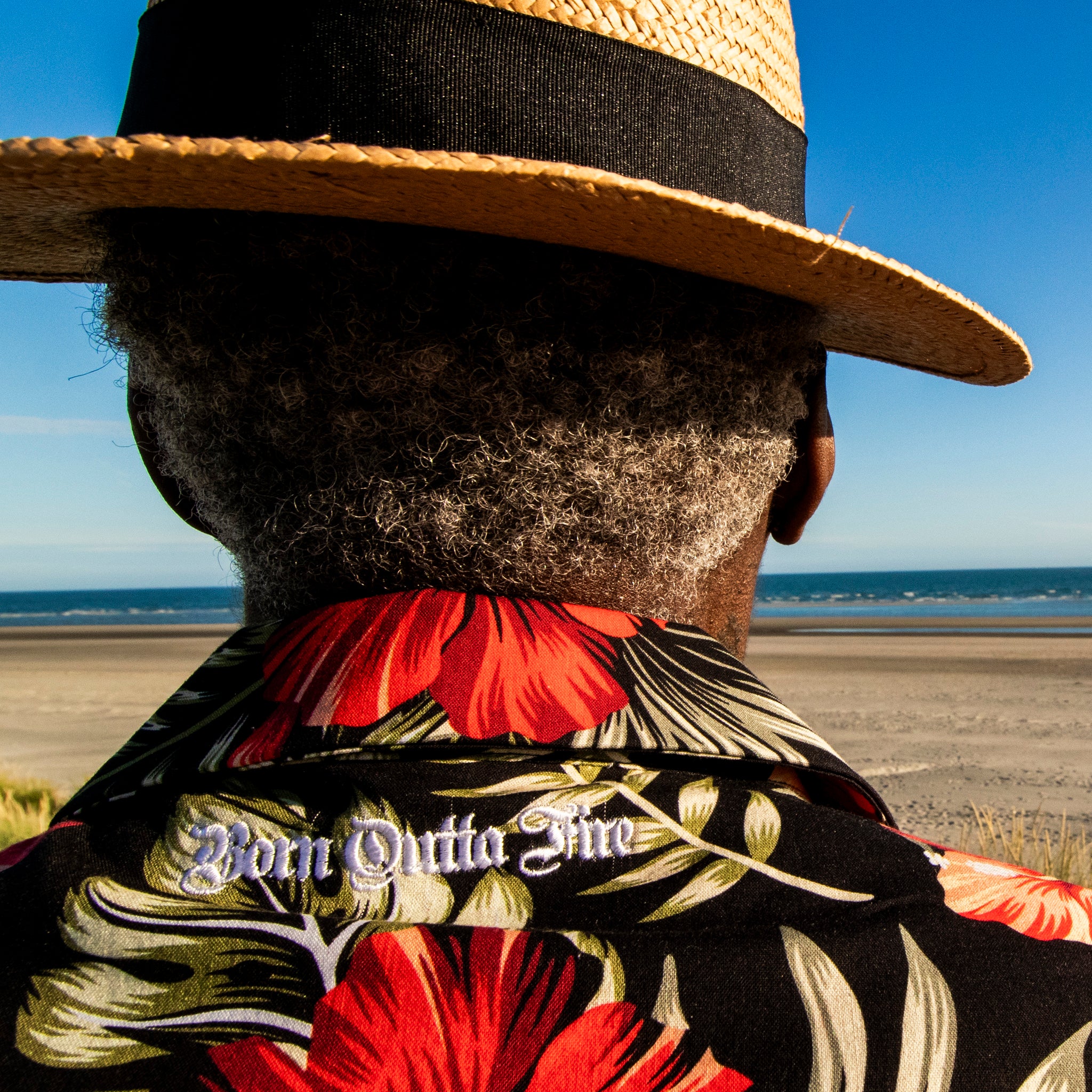 Red Beach Shirt by Born Outta Fire