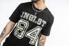 Close up of Green Camo Junglist 94 T Shirt