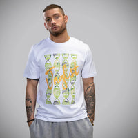 Green Timepiece - White T-Shirt