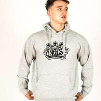Grey Junglist Crown Pullover Hoody