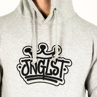 Grey Junglist Crown Pullover Hoody