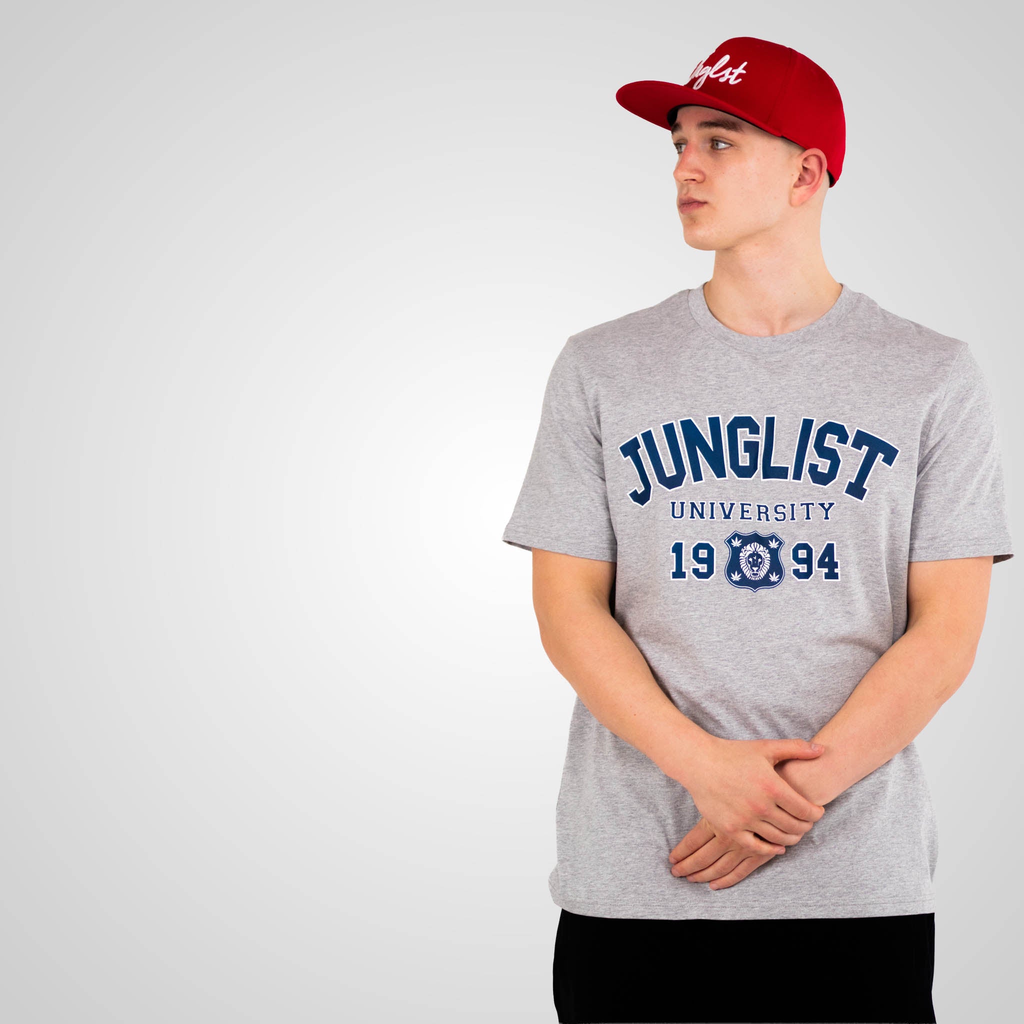 Junglist University Grey T-Shirt